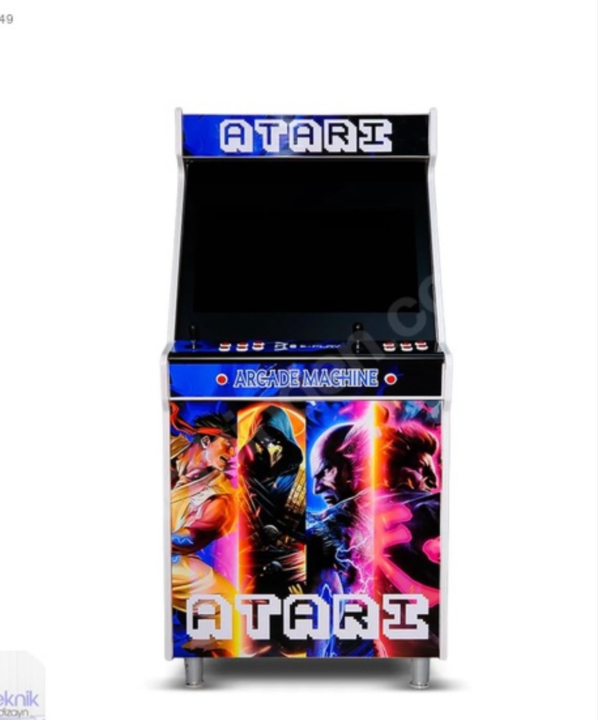 Arcade Model Nostalji Atari Oyun Makinesi